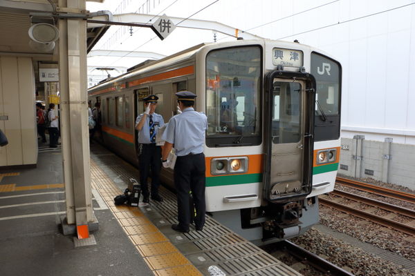 静岡駅到着後