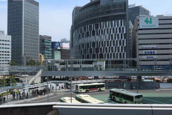 大阪駅の風景
