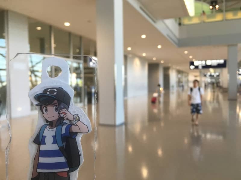 関空の制限エリア内