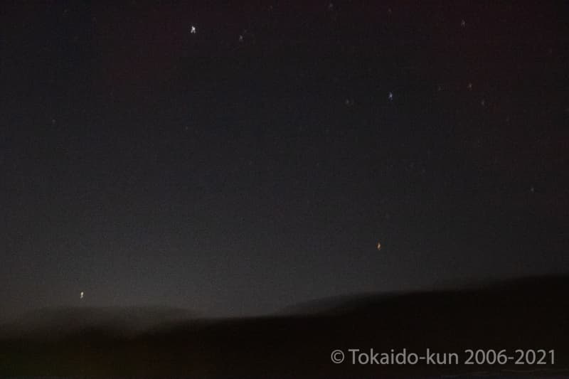 三石→上郡駅間の星空